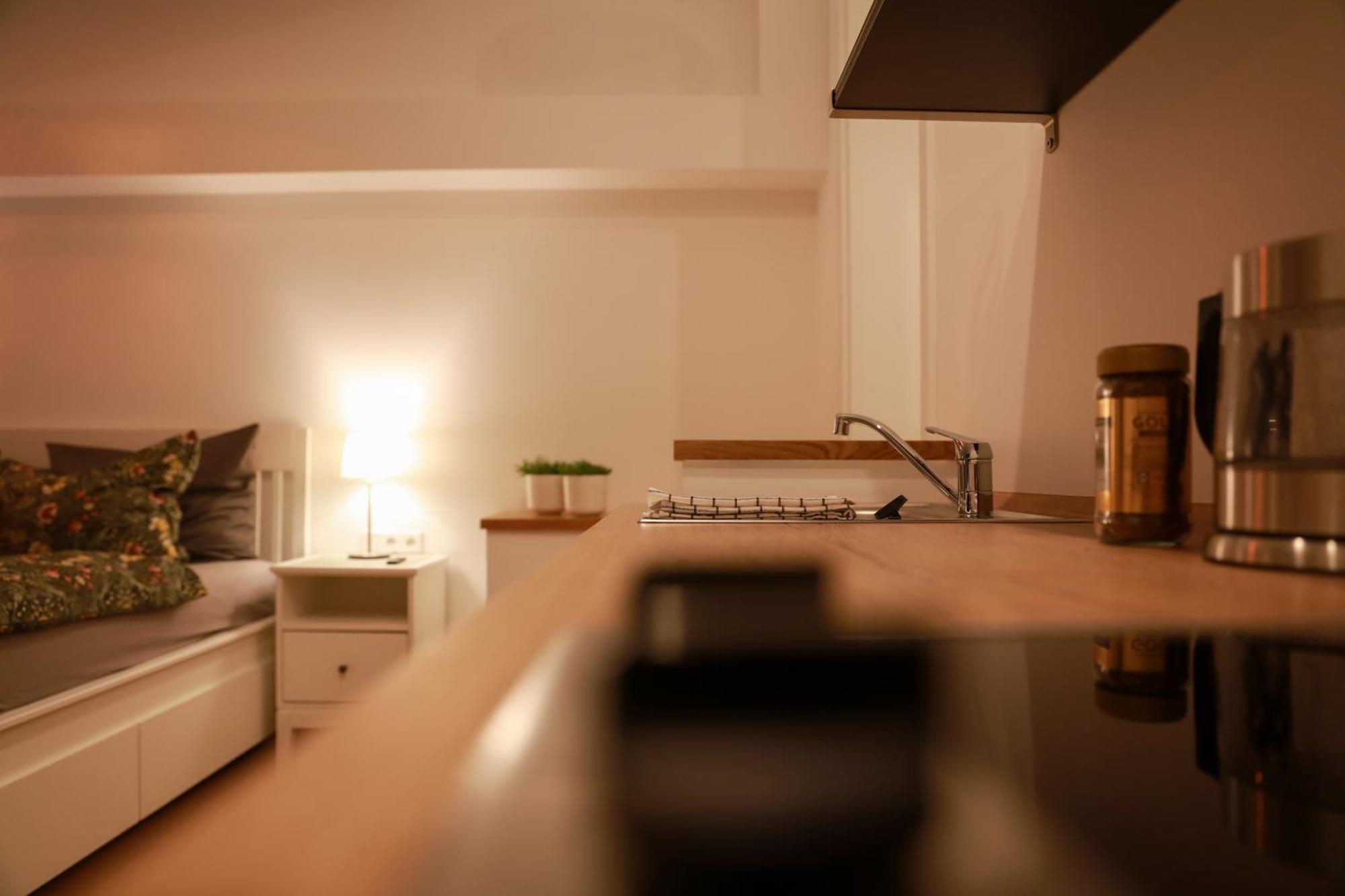 Boutique Hotel Pension Luisengruen Kueche 1Gbs Wlan Netflix Disney Magentatv Chemnitz Extérieur photo