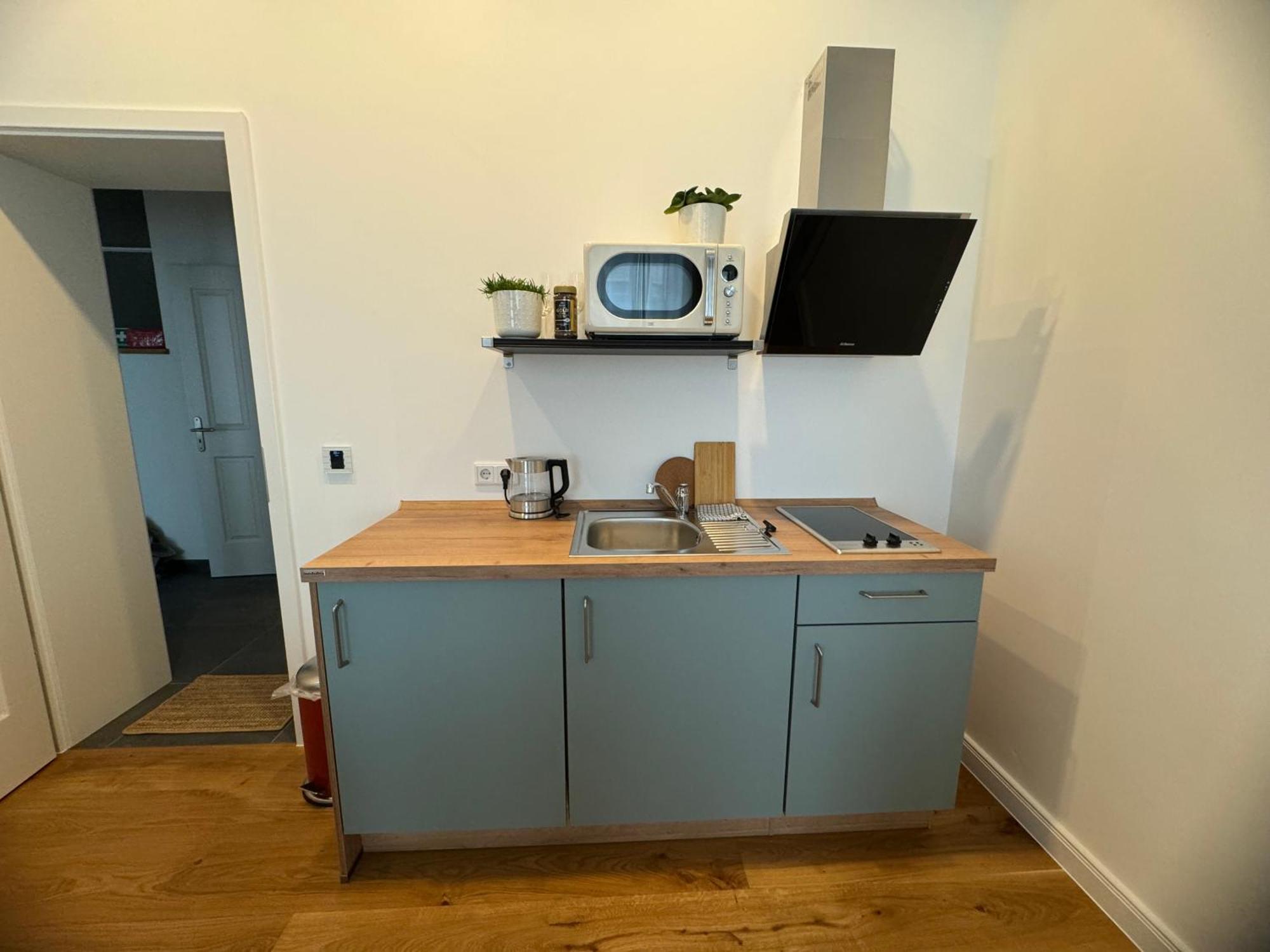 Boutique Hotel Pension Luisengruen Kueche 1Gbs Wlan Netflix Disney Magentatv Chemnitz Extérieur photo